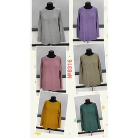 Фотография Свитер женский 8316 mix р.3XL-6XL "Desselil" недорого оптом от прямого поставщика