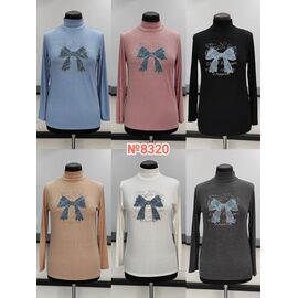 Фотография Гольф женский 8320 mix р.3XL-6XL "Desselil" недорого оптом от прямого поставщика