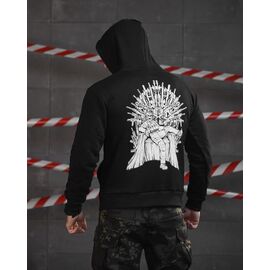 Фотография Худи мужской 1190 black р.M-3XL "Madoka" недорого оптом от прямого поставщика