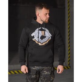 Фотография Худи мужской 1191 black р.M-3XL "Madoka" недорого оптом от прямого поставщика