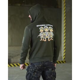 Фотография Худи мужской 1200 khaki р.M-3XL "Madoka" недорого оптом от прямого поставщика