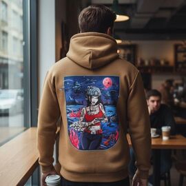 Худи чоловічий 1203 kayot р.M-3XL "Madoka" недорого оптом від прямого постачальника