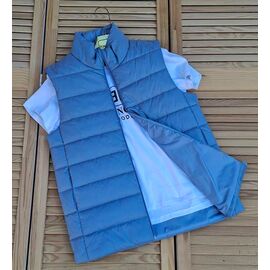 Жилетка жіноча 01 l.blue р.M-3XL "VICTORY" недорого оптом від прямого постачальника