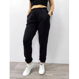 Фотография Штаны спортивные женские тёплые 8023 black р.S-XL "VICTORY" недорого оптом от прямого поставщика