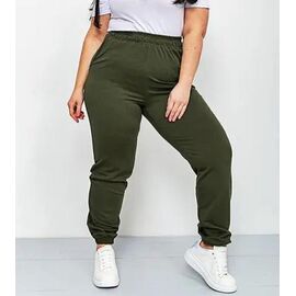 Фотография Штаны спортивные женские тёплые 8023 khaki р.S-XL "VICTORY" недорого оптом от прямого поставщика