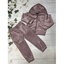 Костюм дитячий спортивний теплий на дівчинку 1058 beige р.92-116 "Baykush" недорого оптом від прямого постачальника