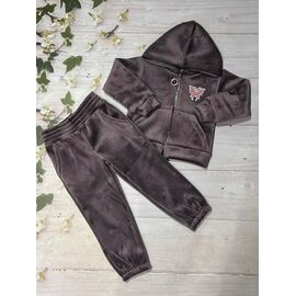 Костюм дитячий спортивний теплий на дівчинку 213 brown р.92-116 "Baykush" недорого оптом від прямого постачальника