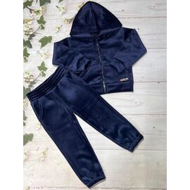 Костюм дитячий спортивний теплий на дівчинку 886 navy р.92-116 "Baykush" недорого оптом від прямого постачальника