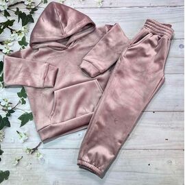 Костюм дитячий спортивний теплий на дівчинку 132 pink р.98-116 "Baykush" недорого оптом від прямого постачальника