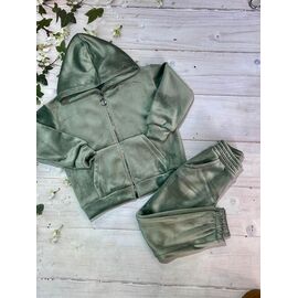 Костюм дитячий спортивний теплий на дівчинку 207 green р.122-140 "Baykush" недорого оптом від прямого постачальника