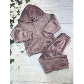 Костюм дитячий спортивний теплий на дівчинку 207 pink р.122-140 "Baykush" недорого оптом від прямого постачальника