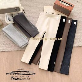 Лосини дитячі теплі на дівчинку 91200 black р.130-170 "Baykush" недорого оптом від прямого постачальника