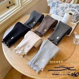 Лосини дитячі теплі на дівчинку 81216 d.grey р.110-150 "Baykush" недорого оптом від прямого постачальника