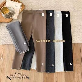 Фотография Лосины детские тёплые на девочку 81210 d.grey р.110-150 "Baykush" недорого оптом от прямого поставщика