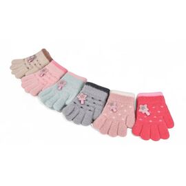 Рукавички дитячі унісекс J2002 mix р.2-4 "Descarrilado" недорого оптом від прямого постачальника