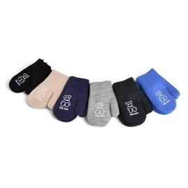 Рукавиці дитячі на хлопчика J1010 mix р.1-3 "Descarrilado" недорого оптом від прямого постачальника