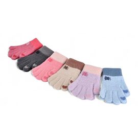 Рукавички дитячі на дівчинку J2010 mix р.3-5 "Descarrilado" недорого оптом від прямого постачальника