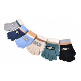 Рукавички дитячі на хлопчика J2001 mix р.3-5 "Descarrilado" недорого оптом від прямого постачальника