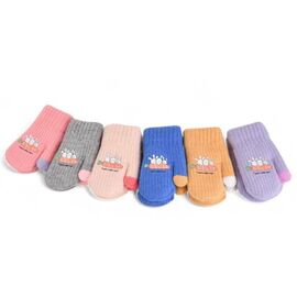 Рукавиці дитячі унісекс J1002 mix р.1-2 "Descarrilado" недорого оптом від прямого постачальника