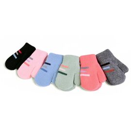 Рукавиці дитячі унісекс J1019 mix р.4-6 "Descarrilado" недорого оптом від прямого постачальника