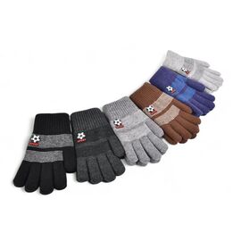 Рукавички дитячі на хлопчика J2039 mix р.7-9 "Descarrilado" недорого оптом від прямого постачальника