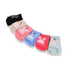 Рукавиці дитячі на дівчинку J3004 mix р.2-4 "Descarrilado" недорого оптом від прямого постачальника