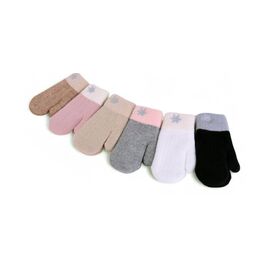 Рукавиці дитячі на дівчинку J1021 mix р.7-9 "Descarrilado" недорого оптом від прямого постачальника