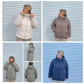 Фотография Куртка женская зимняя 8876 blue р.42-50 "DKNSEL" недорого оптом от прямого поставщика