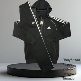 Фотография Костюм спортивный мужской H703 black р.2XL-6XL "Hai" недорого оптом от прямого поставщика