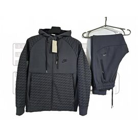 Фотография Костюм спортивный мужской J100 black р.M-3XL "Jiher" недорого оптом от прямого поставщика