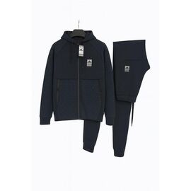 Фотография Костюм спортивный мужской J109 navy р.M-3XL "Jiher" недорого оптом от прямого поставщика