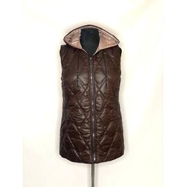 Фотография Жилетка женская K154 brown р.50-60 "Kirgiz" недорого оптом от прямого поставщика