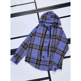 Сорочка дитяча тепла на дівчинку K163 blue р.134-158 "Kosmy" недорого оптом від прямого постачальника