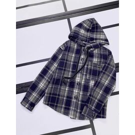 Сорочка дитяча тепла на дівчинку K165 navy р.134-158 "Kosmy" недорого оптом від прямого постачальника