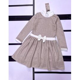 Фотография Платье детское утеплённое на девочку 547 beige р.110-125 "Kosmy" недорого оптом от прямого поставщика