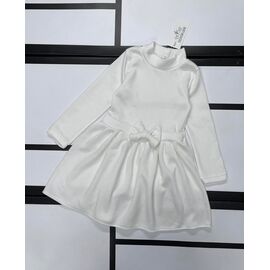 Фотография Платье детское утеплённое на девочку 547 white р.110-125 "Kosmy" недорого оптом от прямого поставщика