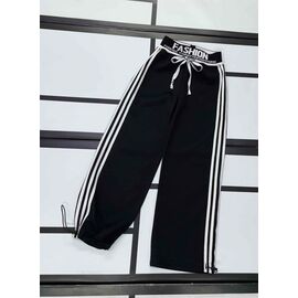 Фотография Штаны детские спортивные на девочку 408 black р.128-152 "Kosmy" недорого оптом от прямого поставщика