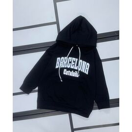 Батник дитячий на дівчинку 550 black р.128-152 "Kosmy" недорого оптом від прямого постачальника