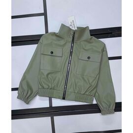 Фотография Куртка детская демисезонная на девочку K133 khaki р.134-158 "Kosmy" недорого оптом от прямого поставщика