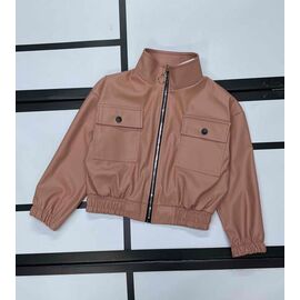 Фотография Куртка детская демисезонная на девочку K134 camel р.134-158 "Kosmy" недорого оптом от прямого поставщика