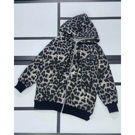 Кофта дитяча спортивна тепла на дівчинку 532 grey р.128-152 "Kosmy" недорого оптом від прямого постачальника