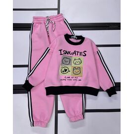 Фотография Костюм детский спортивный тёплый на девочку 542 l.pink р.122-140 "Kosmy" недорого оптом от прямого поставщика