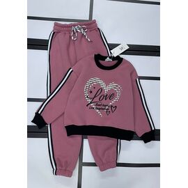 Фотография Костюм детский спортивный тёплый на девочку 542 powder р.122-140 "Kosmy" недорого оптом от прямого поставщика