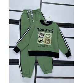 Фотография Костюм детский спортивный тёплый на девочку 542 green р.122-140 "Kosmy" недорого оптом от прямого поставщика