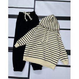 Фотография Костюм детский спортивный тёплый на девочку 542-1 black р.122-152 "Kosmy" недорого оптом от прямого поставщика