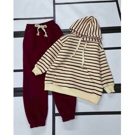 Фотография Костюм детский спортивный тёплый на девочку 542-1 wine р.122-152 "Kosmy" недорого оптом от прямого поставщика