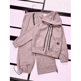 Фотография Костюм детский спортивный тёплый на девочку 581 powder р.134-152 "Kosmy" недорого оптом от прямого поставщика