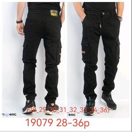 Фотография Джинсы мужские 19079 black р.28-36 "LILY" недорого оптом от прямого поставщика