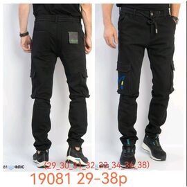 Фотография Джинсы мужские 19081 black р.29-38 "LILY" недорого оптом от прямого поставщика