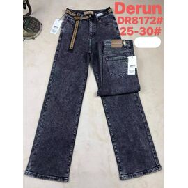 Фотография Джинсы женские DR8172 d.grey р.25-30 "LILY" недорого оптом от прямого поставщика